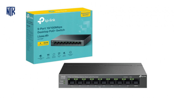 Switch PoE TP-Link LS109P (9 port/ 10/100 Mbps)