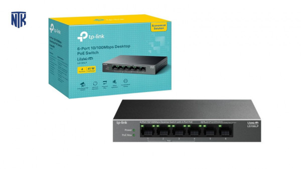 Switch PoE TP-Link LS106LP (6 port/ 10/100 Mbps)