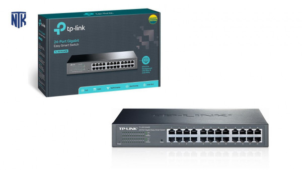 Switch TP-Link TL-SG1024DE (Gigabit (1000Mbps)/ 24 Cổng/ Smart Switch/ Vỏ Thép)