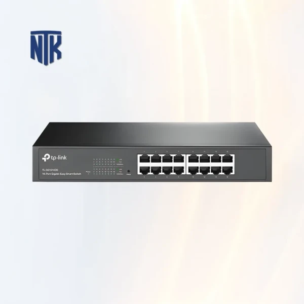 Switch 16 Port TP-Link TL-SG1016DE | Vỏ thép | 32Gbps | VLAN
