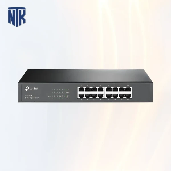 Switch 16 Port TP-Link TL-SG1016D | Vỏ Thép / Rackmount | 32Gbps | Green Ethernet