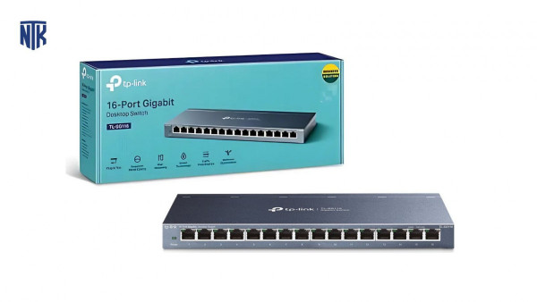 Switch TP-Link TL-SG116 (Gigabit (1000Mbps)/ 16 Cổng/ Vỏ Thép)