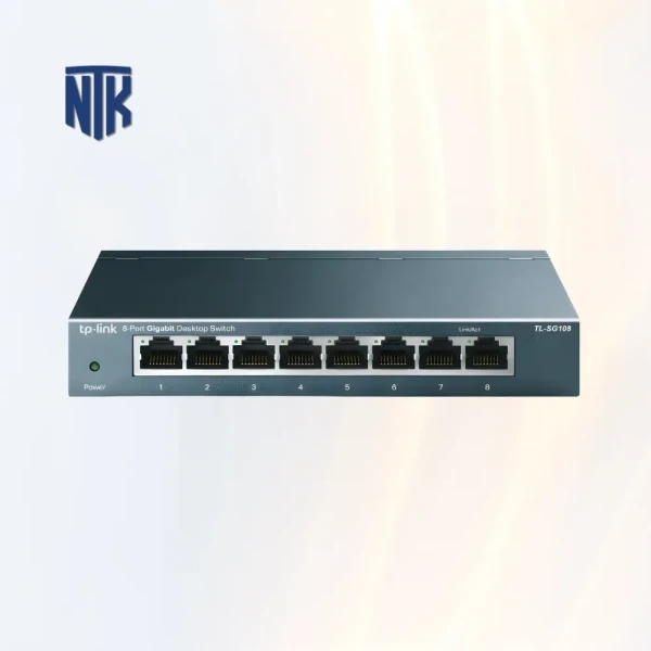 Switch 8 Port TP-Link TL-SG108 | Vỏ Thép | QoS/IGMP Snooping | Green Ethernet
