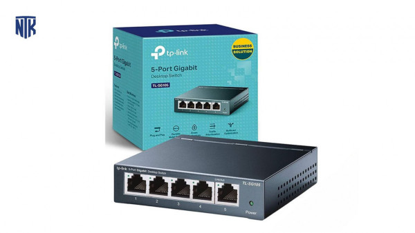 Switch TP-Link TL-SG105 (Gigabit (1000Mbps)/ 5 Cổng/ Vỏ Thép)