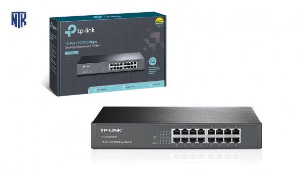 Switch TP-Link TL-SF1016DS (10/100Mbps/ 16 Cổng/ Vỏ Thép)