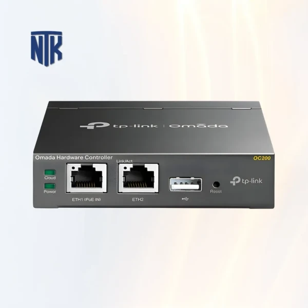 Thiết bị quản lý tập trung TP-Link Omada Cloud Controller OC200 | 100 Access Point / 10 Router / 20 Switch / 2 OLT GPON† | Nguồn PoE / Micro USB