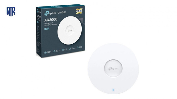 Bộ phát wifi 6 TP-Link EAP650 (Chuẩn AX/ AX3000Mbps/ Ăng-ten ngầm/ Wifi Mesh/ 55 User/ Gắn trần/tường)