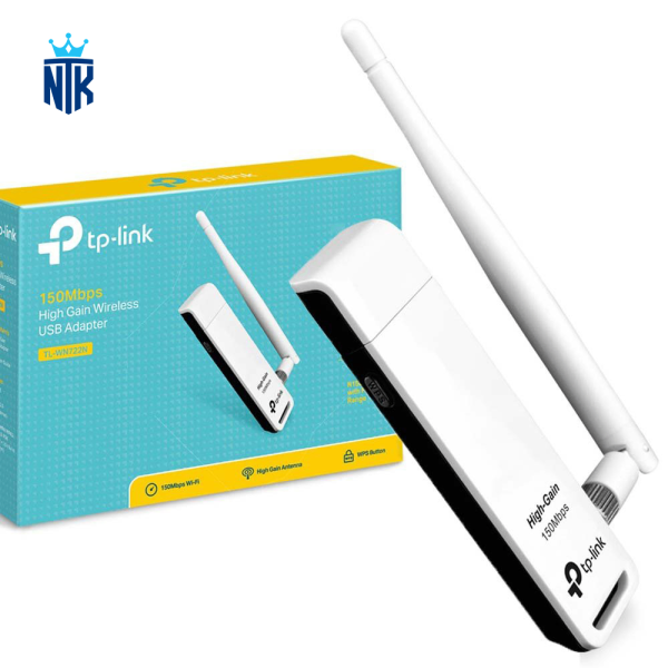 TP-Link TL-WN722N - USB Wifi (high gain) tốc độ 150Mbps - Hàng Chính Hãng