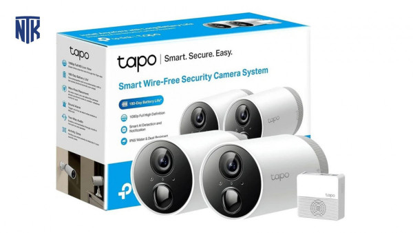 Camera an ninh dùng pin 2 camera TP-Link Tapo C400S2 2MP 1080P, đàm thoại 2 chiều