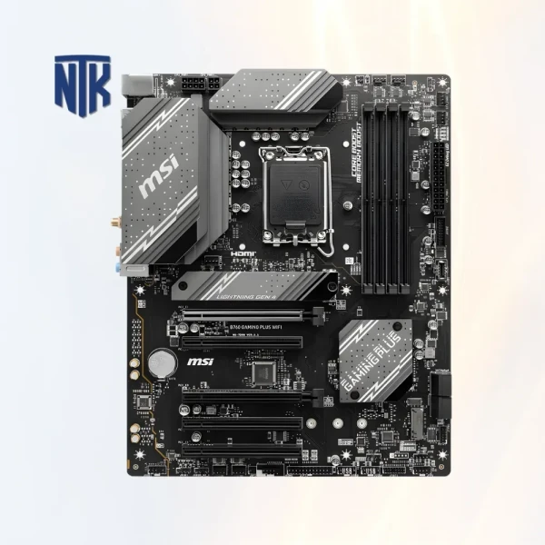 Mainboard MSI B760 GAMING PLUS WIFI DDR5 (Intel B760, LGA1700, ATX, 4 khe RAM)
