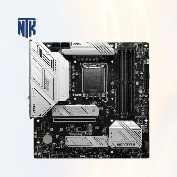 Bo mạch chủ MSI MAG B760M MORTAR WIFI II | LGA1700 · 4x DDR5 · PCIe 5.0 | HDMI 2.1 · DisplayPort 1.4 · 7.1 Audio · 2.5Gbps LAN · USB-C 20Gbps | WiFi 6