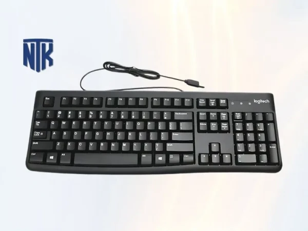 Bàn phím có dây Logitech K120 | Bền Bỉ | Nhấn Nhẹ | 150 cm