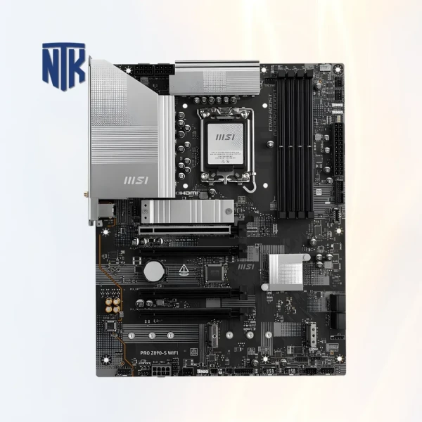 Mainboard MSI PRO Z890-S WIFI | LGA1851 · 4× DDR5 · XMP 3.0 · M.2 PCIe 5.0 | HDMI 2.1 · DisplayPort 1.4 · 2.5G LAN · Thunderbolt 4 · USB-C 20Gbps | Wifi 7 · Bluetooth 5.4 | ATX