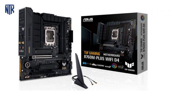 Bo mạch chủ ASUS - TUF GAMING B760M PLUS WIFI D4 | Chính hãng