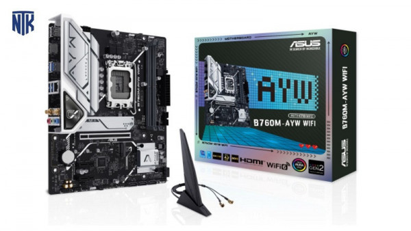 Bo mạch chủ  ASUS - B760M AYW WIFI DDR5 | Chính hãng