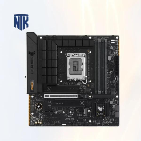 Mainboard Asus TUF GAMING B760M-PLUS WIFI II DDR5 | LGA1700 · 4x DDR5 · 2x M.2 PCIe 4.0 | HDMI 2.1 · DisplayPort 1.4 | 2.5Gb LAN · WiFi 6 · Bluetooth 5.2 · USB-C 3.2 Gen2x2 20Gbps | Micro-ATX