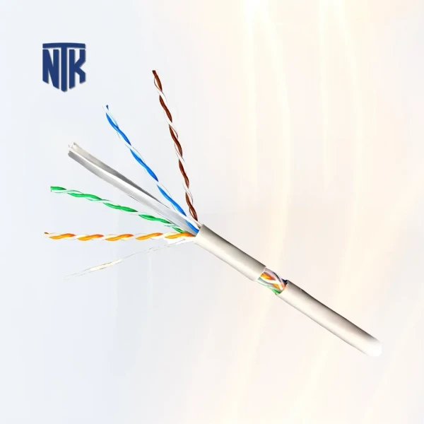 Dây mạng Cat6 U/UTP Dintek PowerMAX500 (1101-04032) | 10Gbps/70 mét · 500MHz | PoE++ · 4PPoE | 4P · 23AWG · 100N · PVC Gray · 305Mtr Box