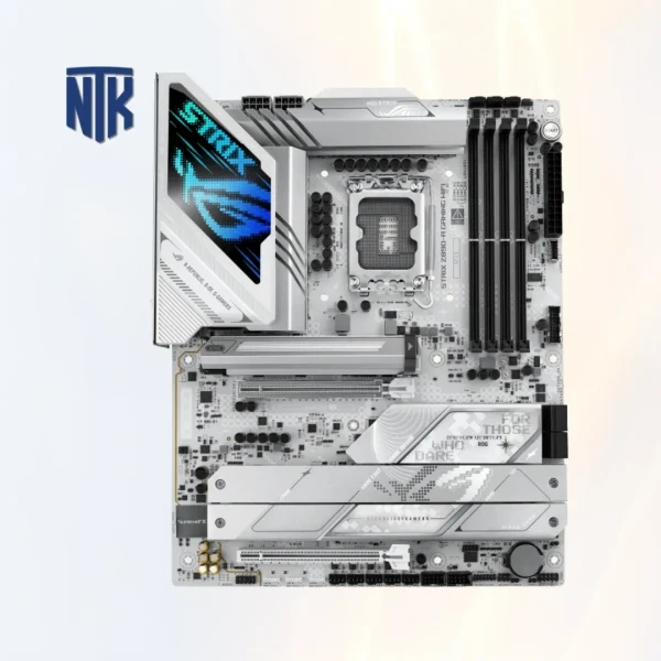 Bo mạch chủ  Asus ROG STRIX Z890-A GAMING WIFI DDR5 | LGA1851 · 4× DDR5 · PCIe 5.0 | DP 8K · HDMI 4K · Thunderbolt 4 · USB-C 30W PD | WiFi 7 · Bluetooth 5.4 · 2.5Gb LAN · USB 10Gbps | Heatsink · ATX