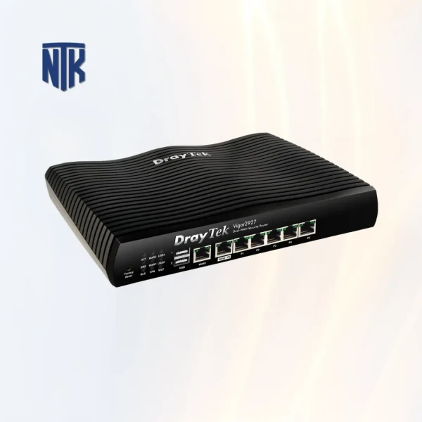 Thiết bị cân bằng tải DrayTek Vigor2927 | WAN 2x GbE | LAN 5x RJ-45 GbE | 2x USB Type-A |TN
