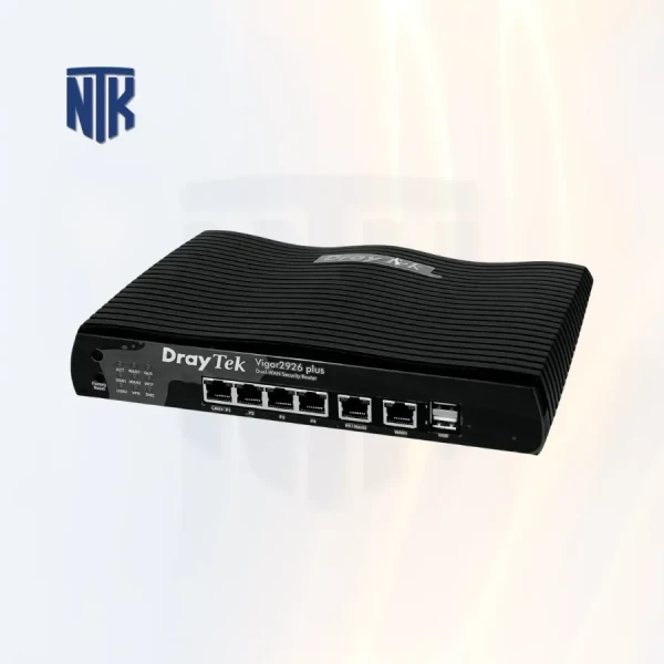 Thiết bị cân bằng tải DrayTek Vigor2926 Plus | 4 WAN | 50 VPN | 25 SSL VPN | 50k Sessions