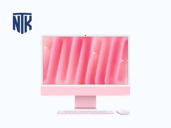 Máy tính AIO Apple iMac M4 MWUG3SA/A | 8 lõi x2 | 16GB RAM | SSD 256GB | Retina 23.5 inch | Màu Hồng