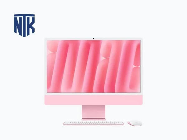 Máy tính AIO Apple iMac M4 MWV43SA/A | 10 lõi x2 | 16GB RAM | SSD 256GB | Retina 23.5 inch | Màu Hồng