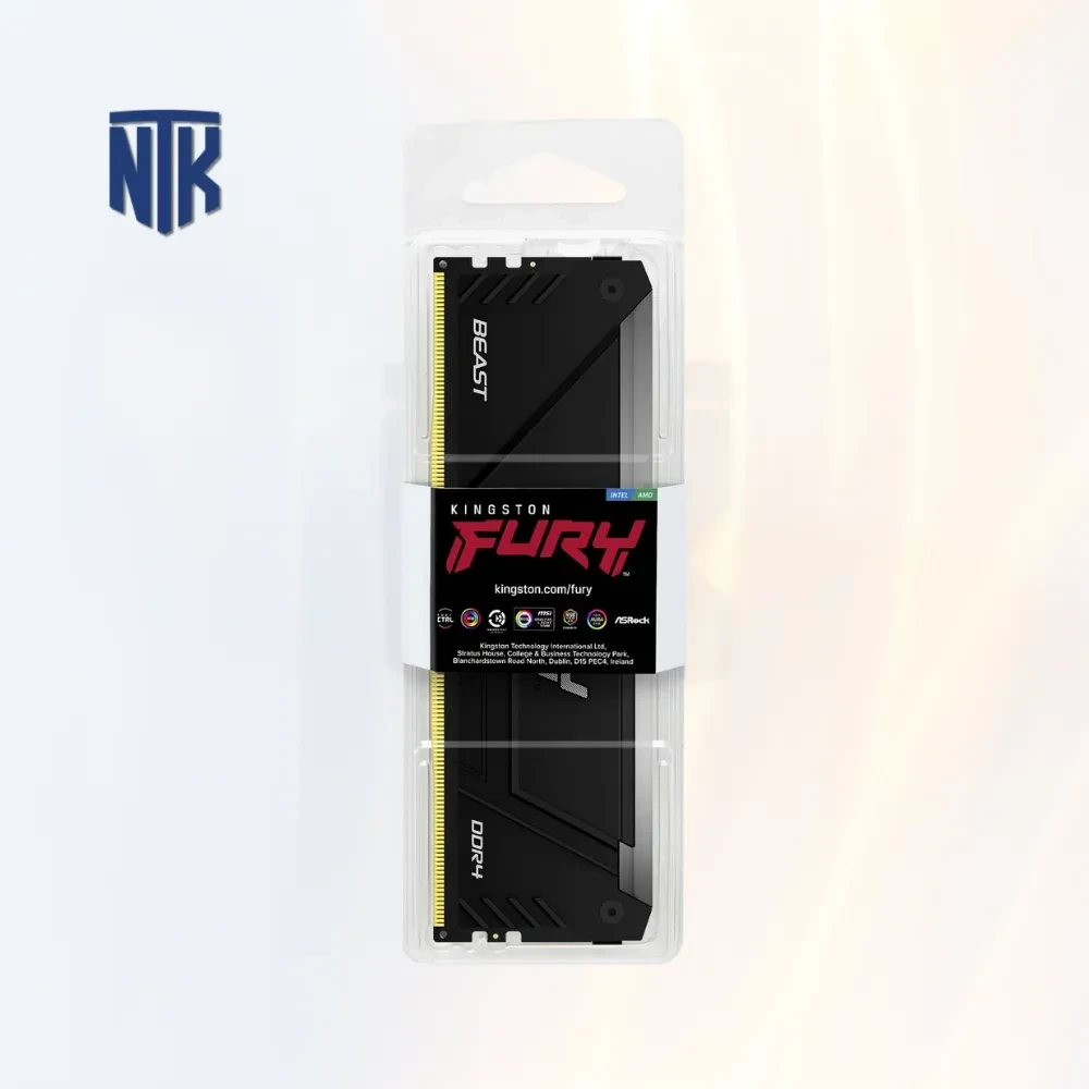 RAM 16GB DDR4-3200MT/s Kingston FURY Beast KF432C16BB2A/16 | Đèn RGB / Tản nhiệt nhôm |