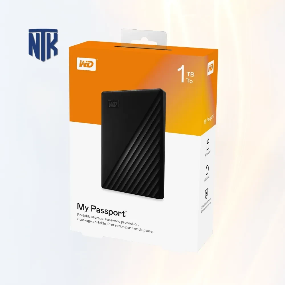Ổ cứng di động 1TB WD My PassPort WDBYVG0010BBK-WESN (Đen)